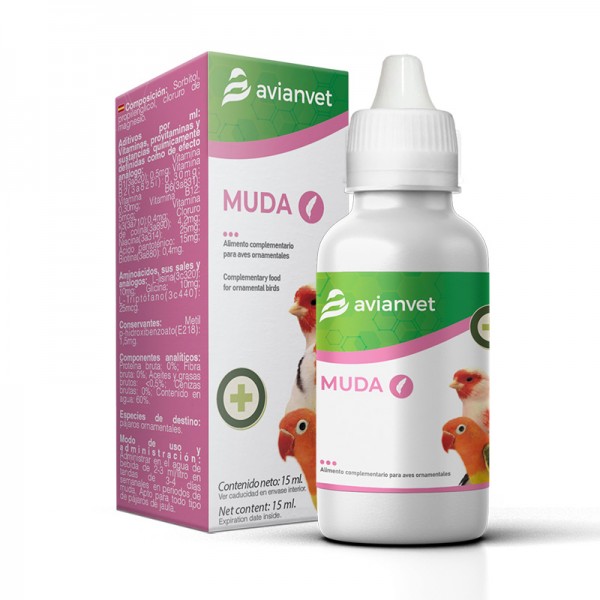 Avianvet Muda – Συμπλήρωμα για Πτερόρροια – 15ml