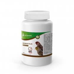 Avianvet Brunos Plus – Συμπλήρωμα Πτερώματος & Μελανίνης για Καφέ Καναρίνια (Vicente Blasco Formula) – 125 g