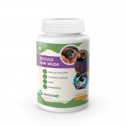 Avianvet Gould Air Muda | Συμπλήρωμα Πτερόρροιας & Λάμψης Φτερώματος για Gouldian Finch (Υδατοδιαλυτό) 100 g