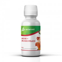 Avianvet AD3E + Fólico – Συμπλήρωμα Βιταμινών A, D3, E & Φολικού Οξέος για Πτηνά (100 ml)