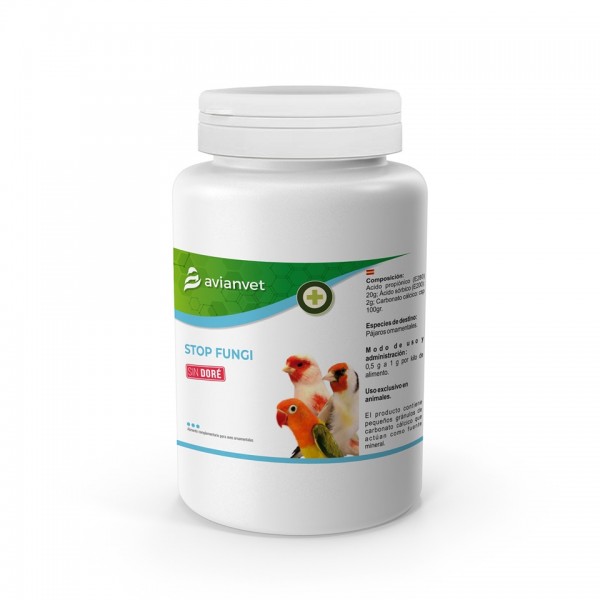 Avianvet Stop Fungi – Αντιμυκητιακό & Αντιβακτηριδιακό για Σπόρους – 125gr