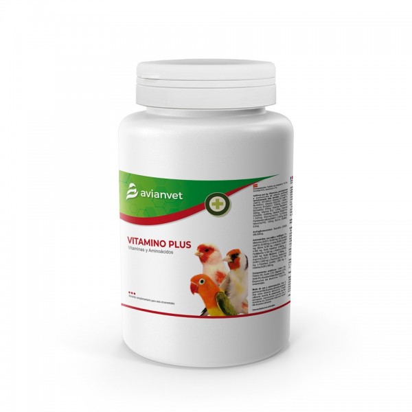 Avianvet Vitamino Plus – Πλήρες συμπλήρωμα βιταμινών & αμινοξέων σε σκόνη – 125gr
