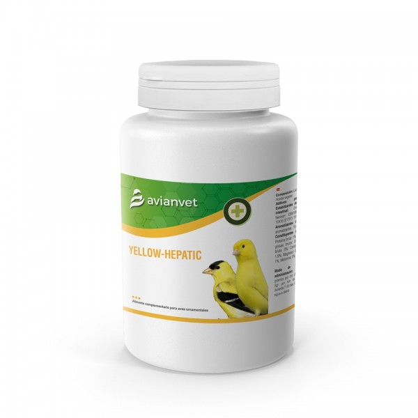 Avianvet Yellow Hepatic – Κίτρινη χρωστική με προστατευτικό ήπατος – 100gr
