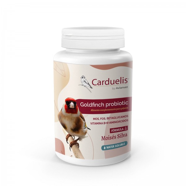 Avianvet Carduelis Goldfinch Probiotic  – Aviario Moisés Silva - Προβιοτικό για καρδερίνες και ιθαγενή - 100gr