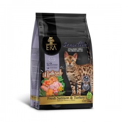 ERA Grain-Free Salmon & Turkey Sterilised & Sensitive (Σολομός & Γαλοπούλα) - Τροφή για ευαίσθητες και στειρωμένες γάτες Χωρίς Δημητριακά - 3kg