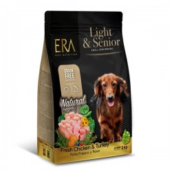 ERA Grain-Free Senior & Light Chicken Turkey | Τροφή για ηλικιωμένους μικρόσωμους σκύλους Χωρίς Δημητριακά | 2kg