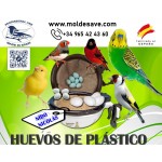 Moldes Ave – Ψεύτικα Αυγά για Καναρίνια (Πράσινα, 36 Τεμάχια)