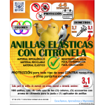 Moldes Ave – Ελαστικά Δαχτυλίδια Σήμανσης με Citronella 3,1mm (100 τεμάχια + εργαλείο τοποθέτησης)
