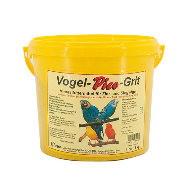 Ornitalia - PICO GRIT per uccelli - Μείγμα επιλεγμένο από Κελύφη Οστρακοειδών και Μαλακίων - 5kg