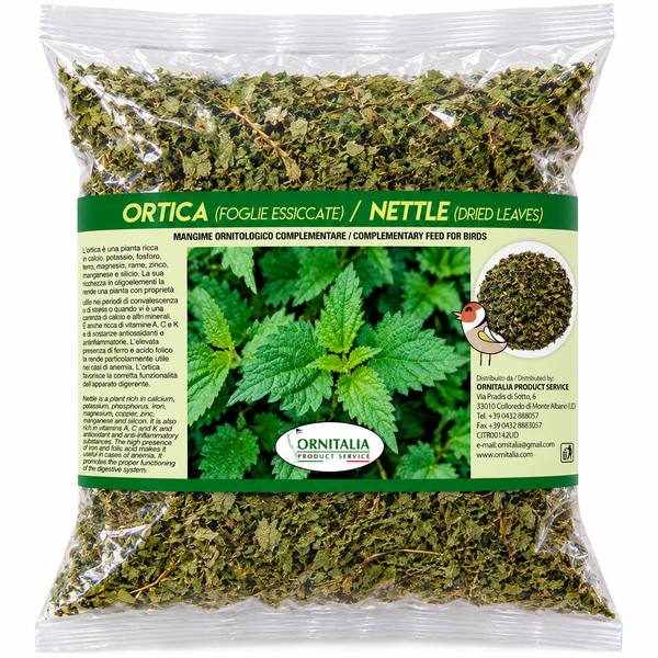 Ornitalia - NETTLE (ORTICA) - Τσουκνίδα για Πτηνά - 1kg Ornitalia - NETTLE (ORTICA) - Τσουκνίδα για Πτηνά - 1kg